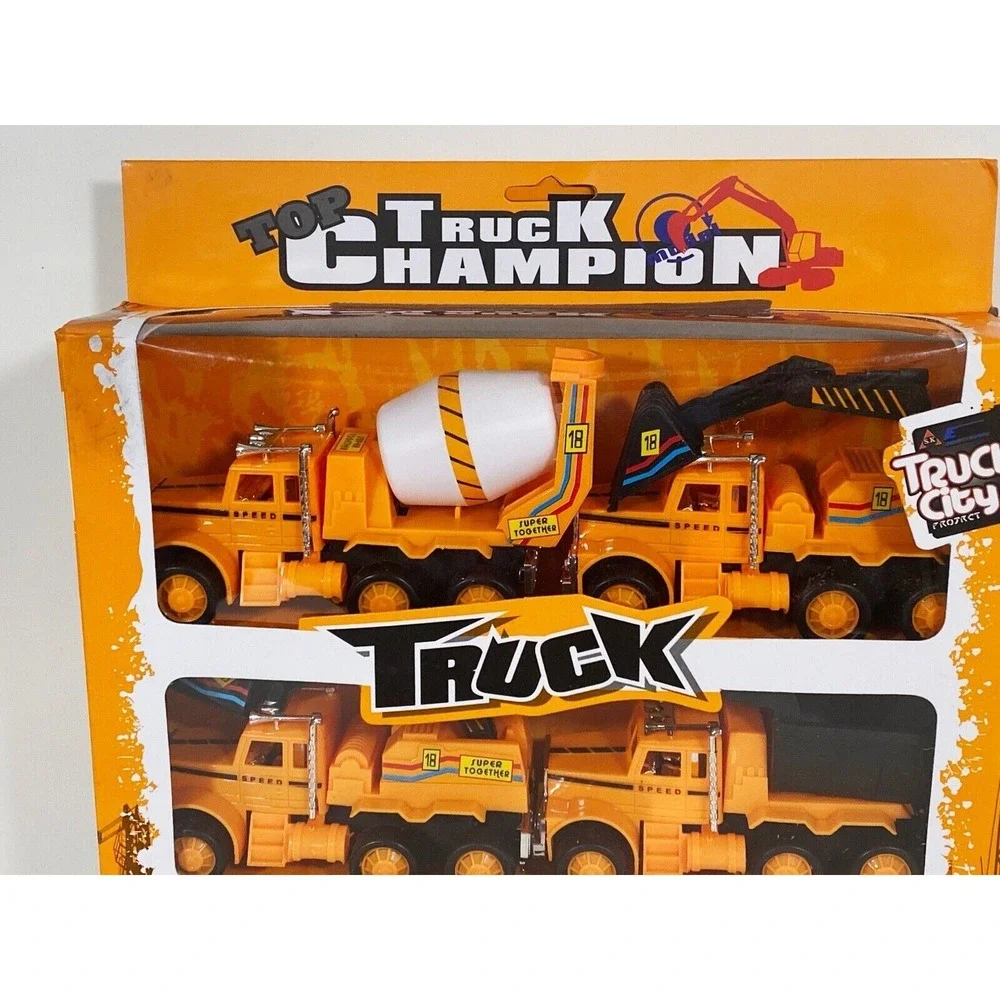 Friction Powered Construction Trucks‎ Cement Mixer Scoopers Haulers (BRAND NEW)